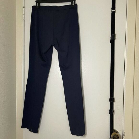 ELIE TAHARI navy knit skinny Slim ankle pants size us 4 - Picture 5 of 7